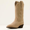 Ariat Womens Heritage StretchFit R Toe Western Boots - Truly Taupe