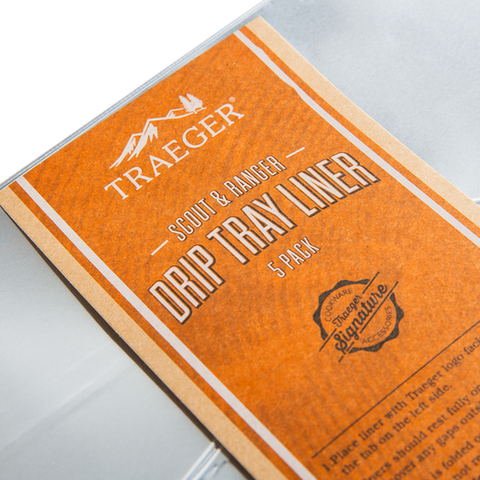 Traeger - Drip Tray Liner 5 Pack For Scout & Ranger