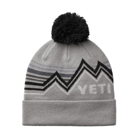 YETI Freestyle Knitted Beanie Hat - Grey / Black