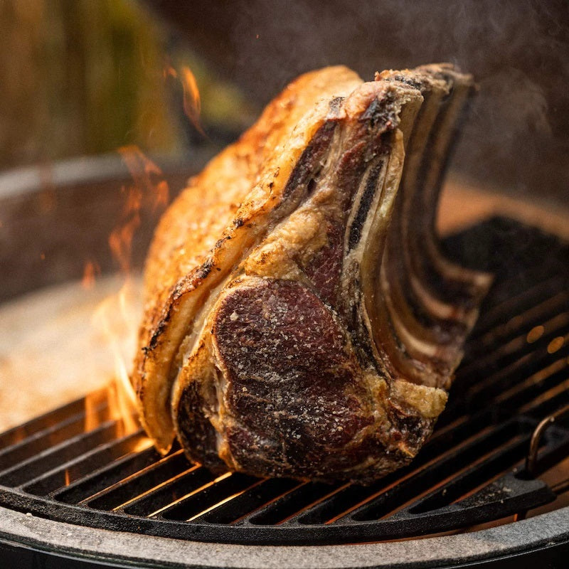 Big Green Egg Large Half Moon Cast Iron Searing Grid