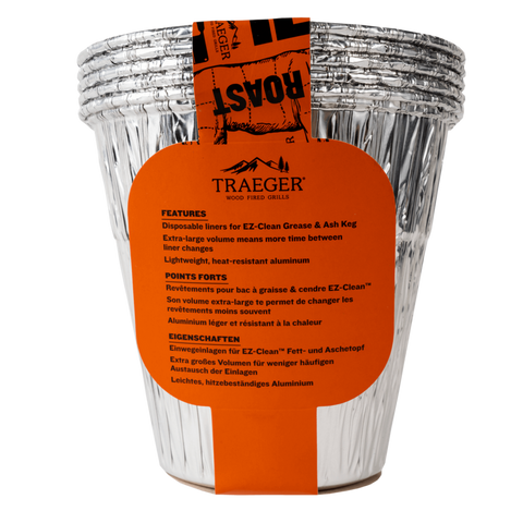 Traeger  EZ-Clean Grease & Ash Keg Liner 5 Pack