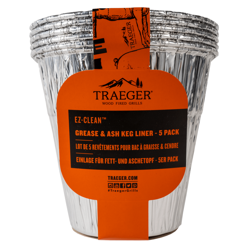 Traeger  EZ-Clean Grease & Ash Keg Liner 5 Pack