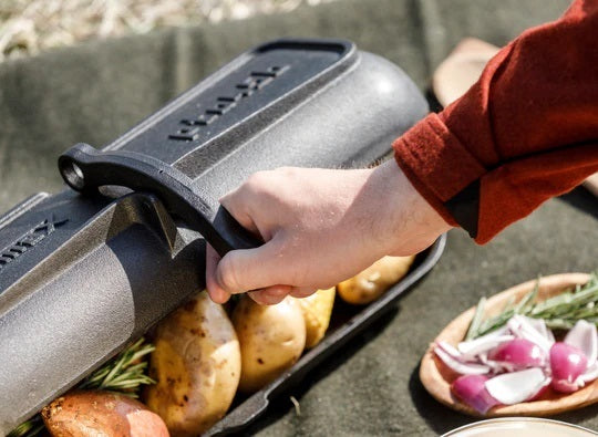 Petromax Large Cast Iron Potato Cooker