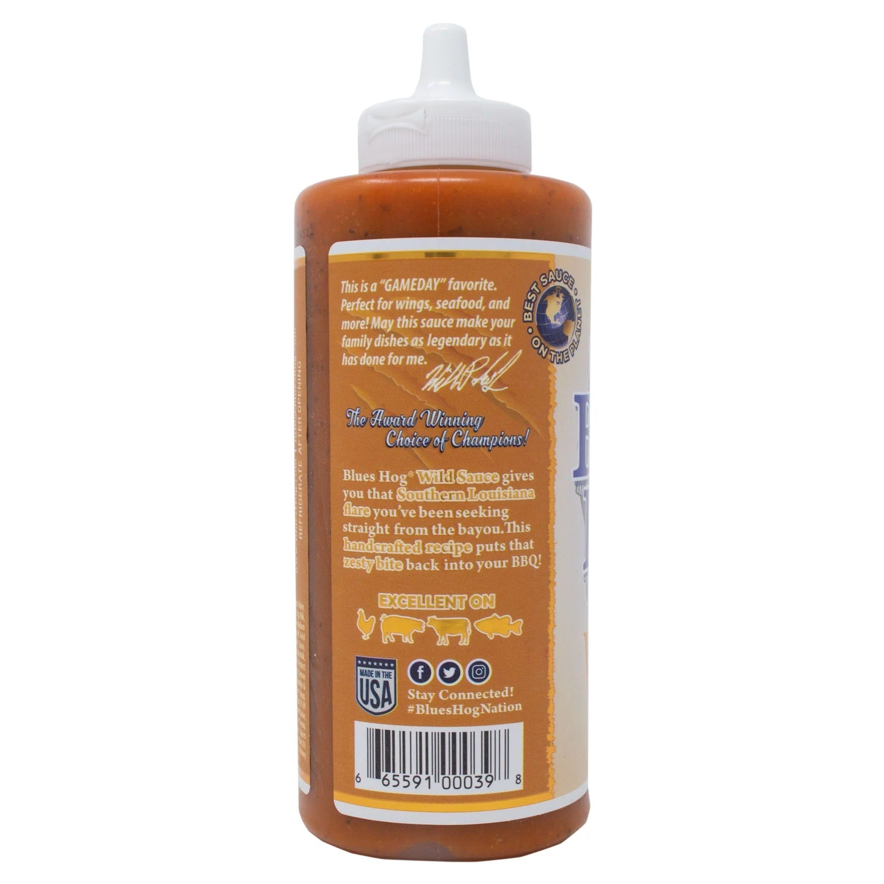 Blues Hog BBQ Wild Wing Sauce (Squeeze Bottle) 524g