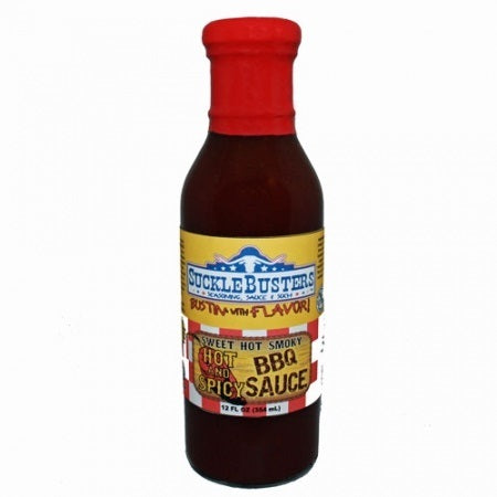 Sucklebusters Hot & Spicy BBQ Sauce - 340g (12oz)