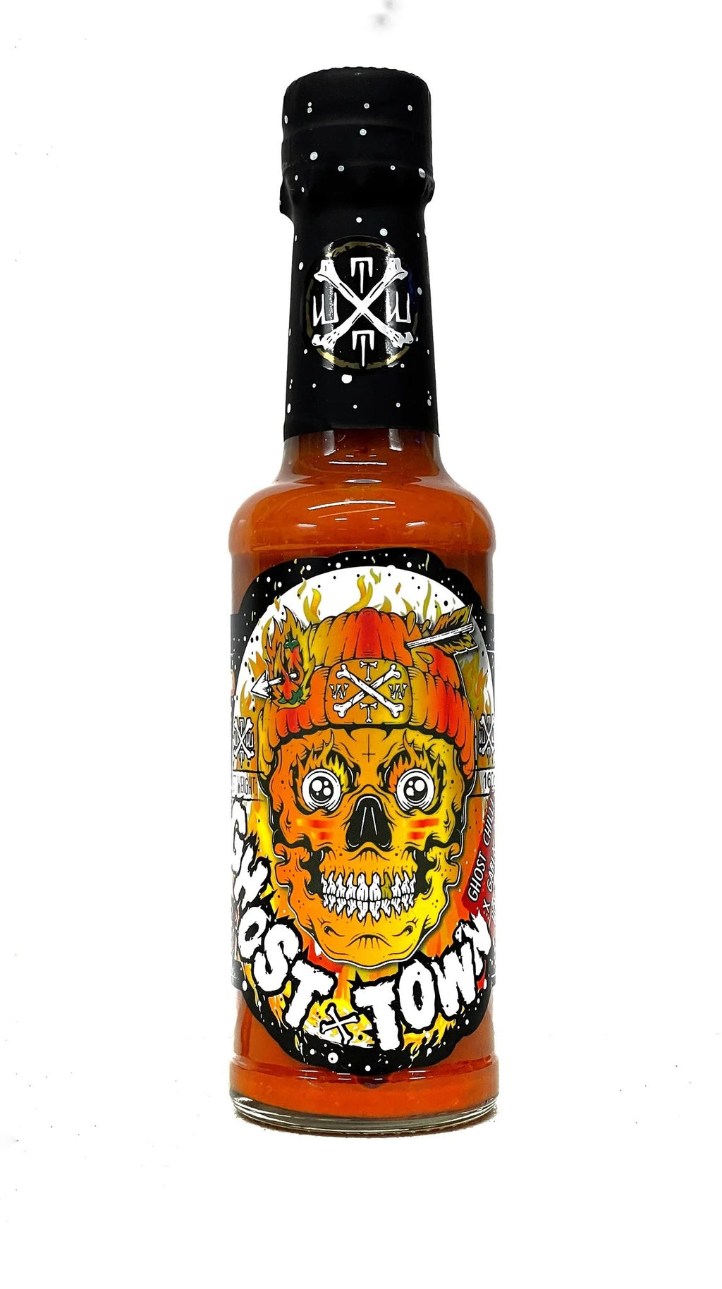 Ghost Town - Super Hot Ghost Chilli & Garlic Sauce - 150ml