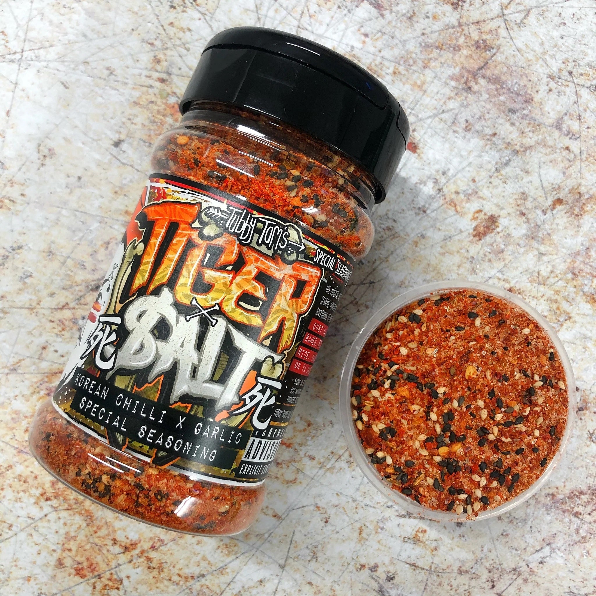 Tiger Salt - Korean Garlic & Chilli Seasoning Shaker - 200g