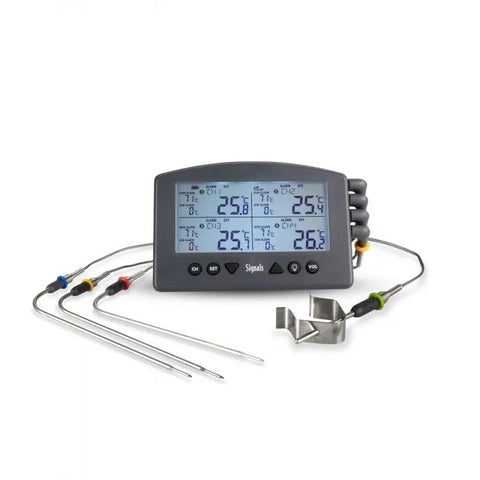Signal 4 Channel WiFI Thermometer - Charcoal