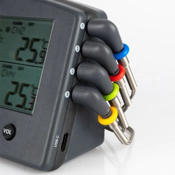 Signal 4 Channel WiFI Thermometer - Charcoal