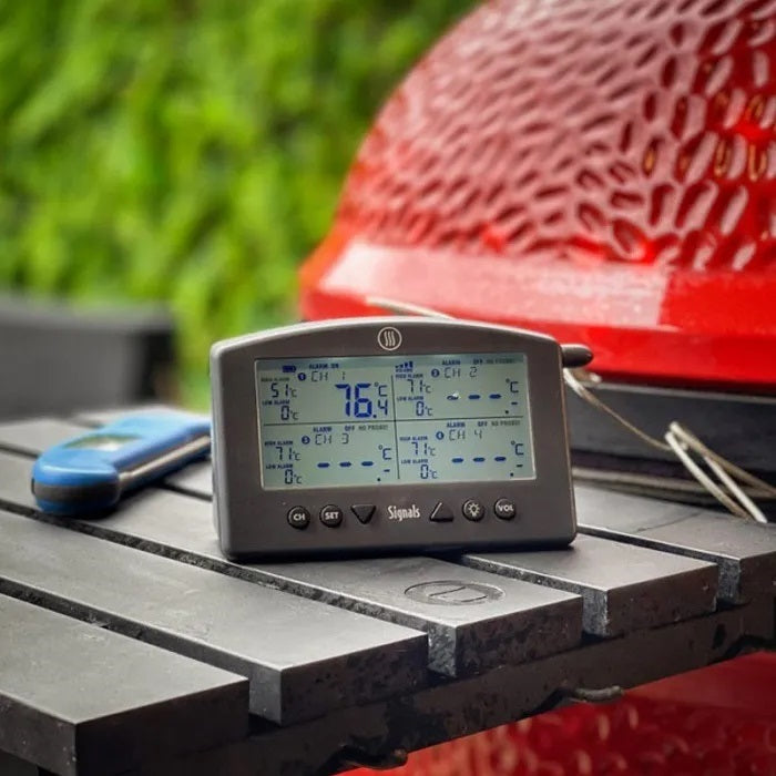 Signal 4 Channel WiFI Thermometer - Charcoal