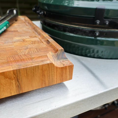 Big Green Egg Large Teak Butchers Block