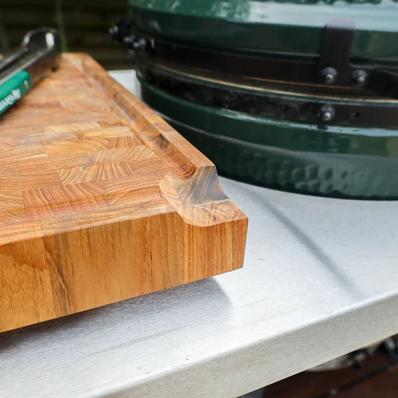 Big Green Egg Large Teak Butchers Block