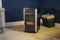 Manhattan Black Real Flame Heater