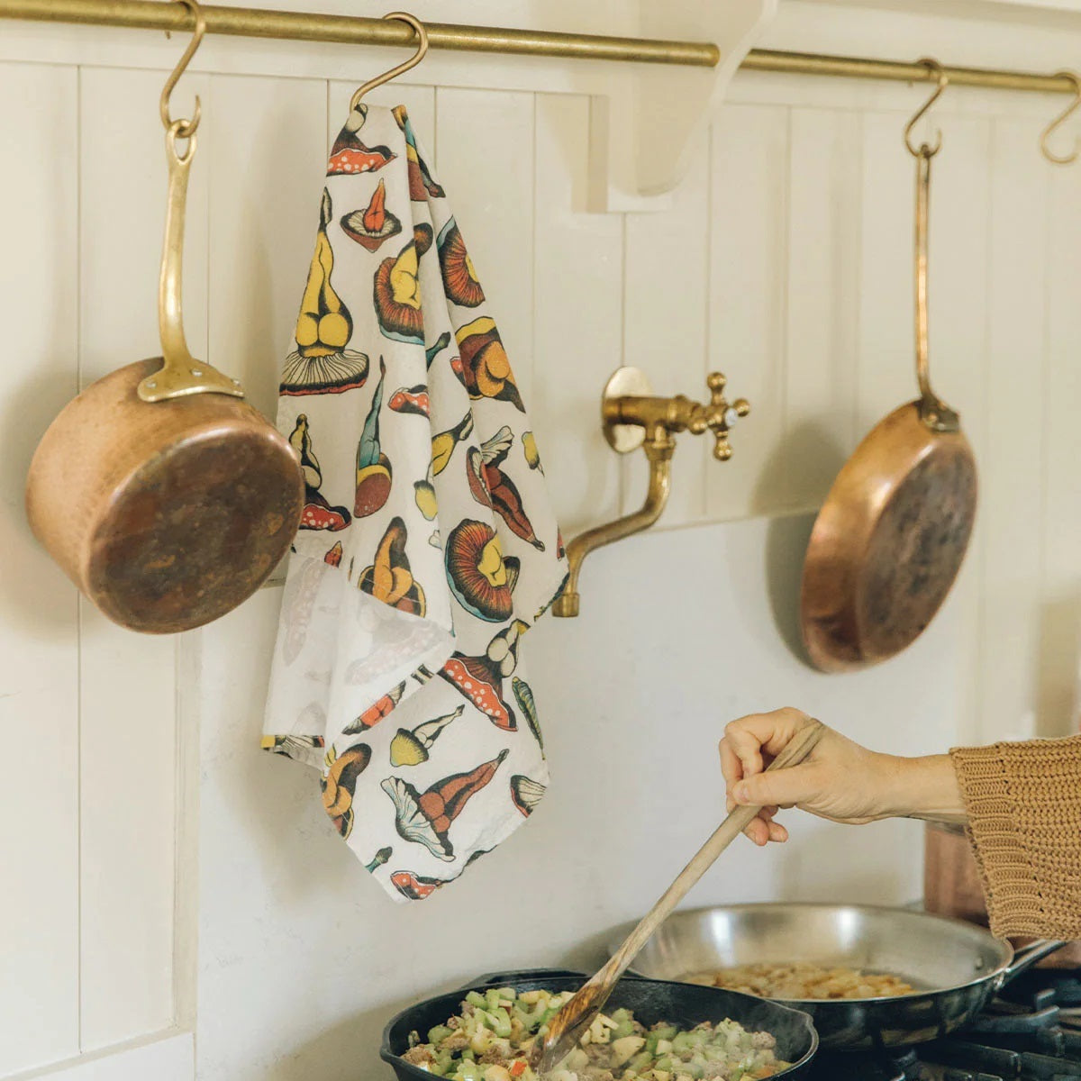 Slowtide Cecilia Kitchen Towel - White
