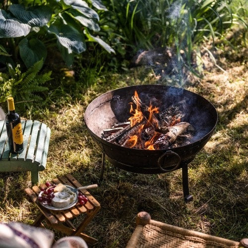 Kadai Recycled BBQ Fire Pit - 80cm (8 Or More People)