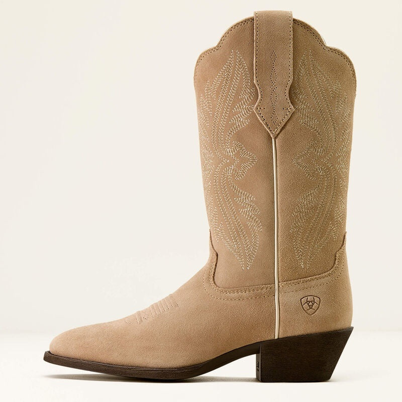 Ariat Womens Heritage StretchFit R Toe Western Boots - Truly Taupe