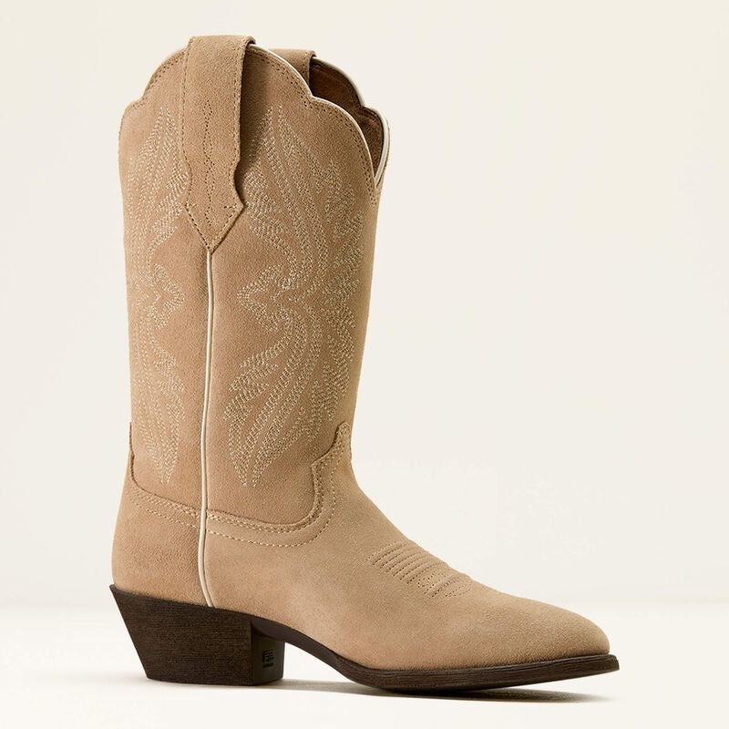 Ariat Womens Heritage StretchFit R Toe Western Boots - Truly Taupe