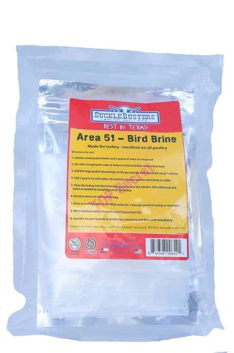 Sucklebusters Area 51 Bird Brine Kit for Turkey