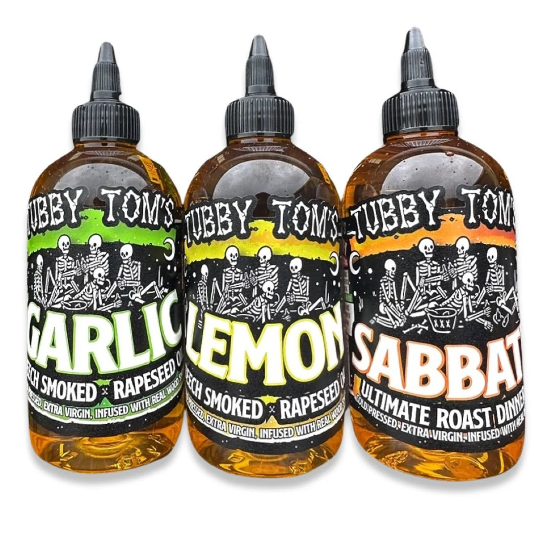 Garlic Infused Smoked Rapeseed Oil - 230ml Small