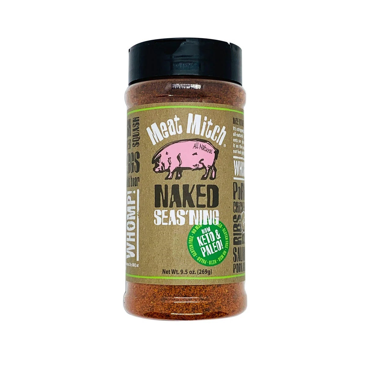 Meat Mitch 'Naked' All - Natural BBQ Seas'ning- 269g (9.5oz)