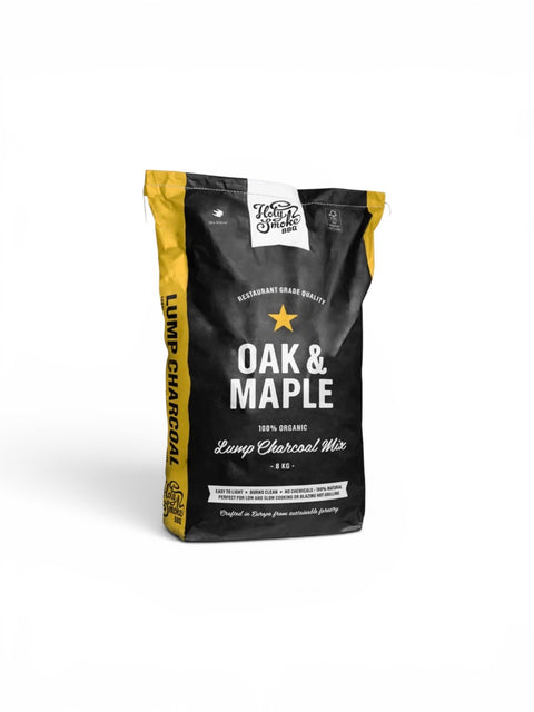 Holy Smoke Restaurant Grade Premium Charcoal - Oak & Maple - 8kg
