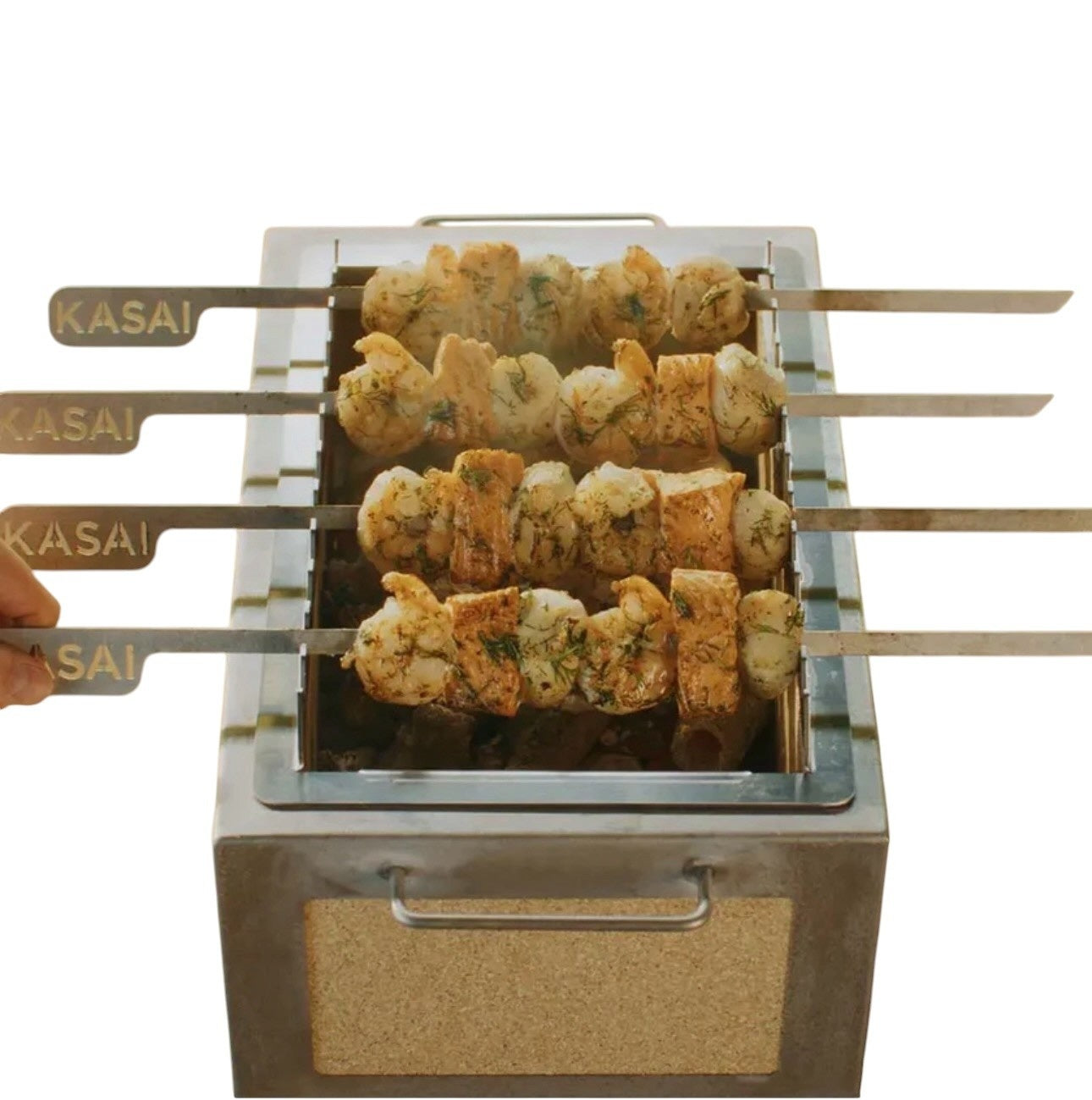 Nano Kasai Konro Grill with Stainless Steel Frame