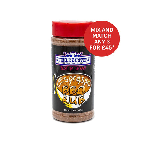 Sucklebusters Espresso BBQ Rub - 340g (12oz)