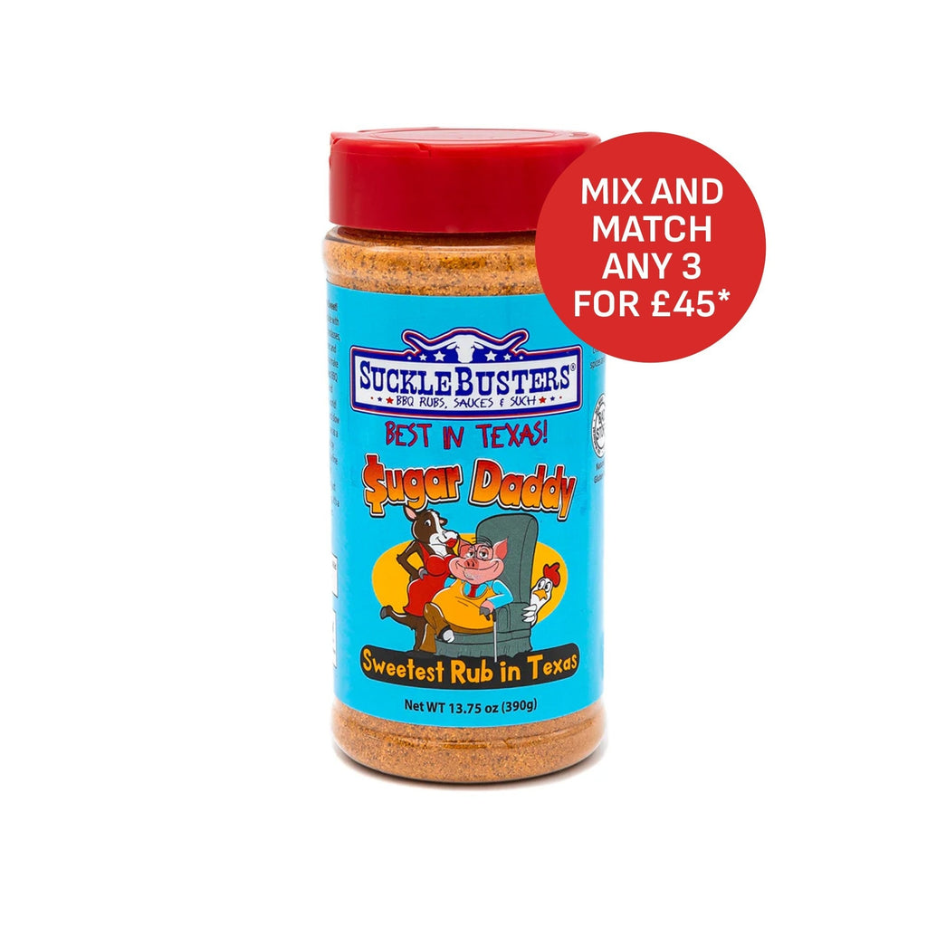 Sucklebusters Sugar Daddy BBQ Rub - 389g (13.75oz)