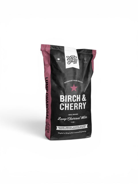 Holy Smoke Restaurant Grade Lump Charcoal - Birch & Cherry - 5kg