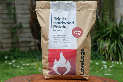 Love Logs Cherry Wood Pellets (20lb) Bag