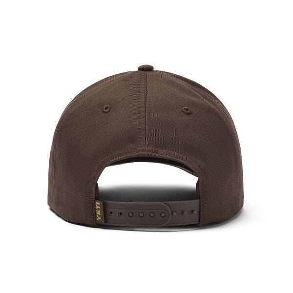 YETI Wetlands Duck Feather Mid Pro Flat Brim Snapback Hat - Brown