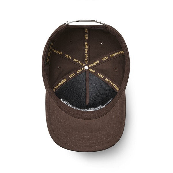 YETI Wetlands Duck Feather Mid Pro Flat Brim Snapback Hat - Brown