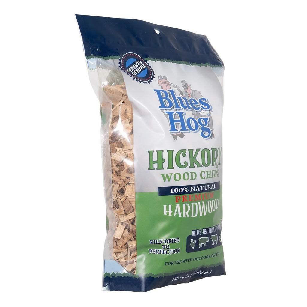 Blues Hog BBQ Wood Chips- Barkless Hickory - (180cu in)