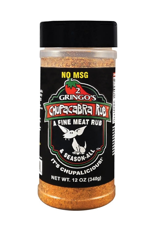 2 Gringos Chupacabra Original No MSG BBQ Rub - 340g (12oz)