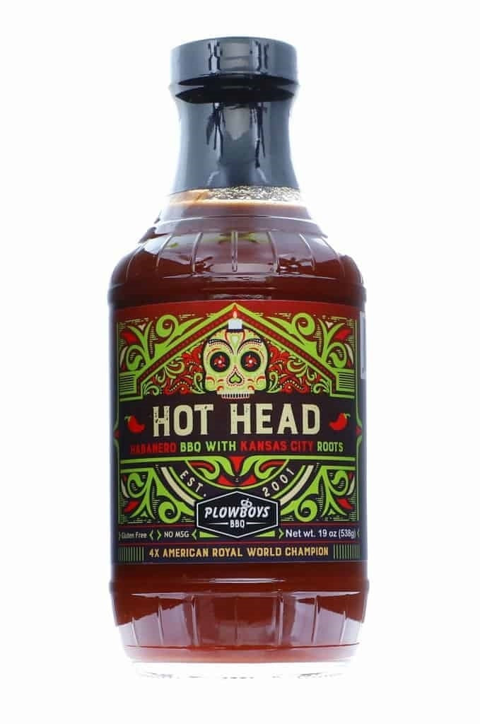 Plowboys BBQ' Hot Head' BBQ Sauce - 538g (19oz) - CLEARANCE