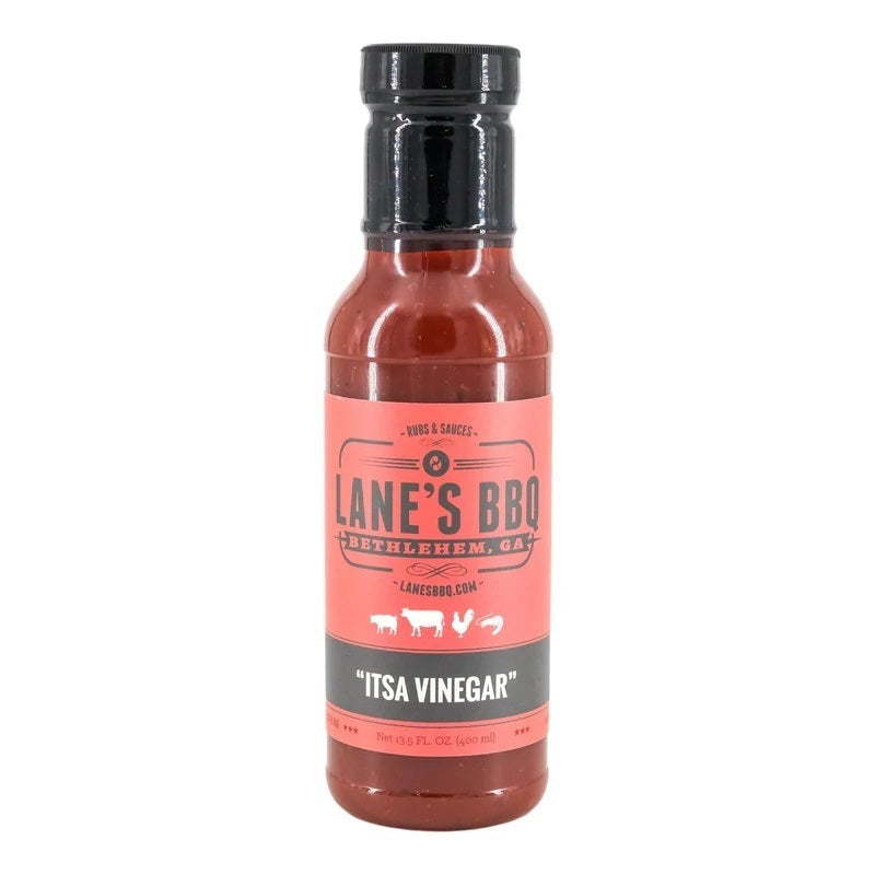 Lane's BBQ'' Itsa Vinegar' Sauce - 328g (13.5oz) - CLEARANCE