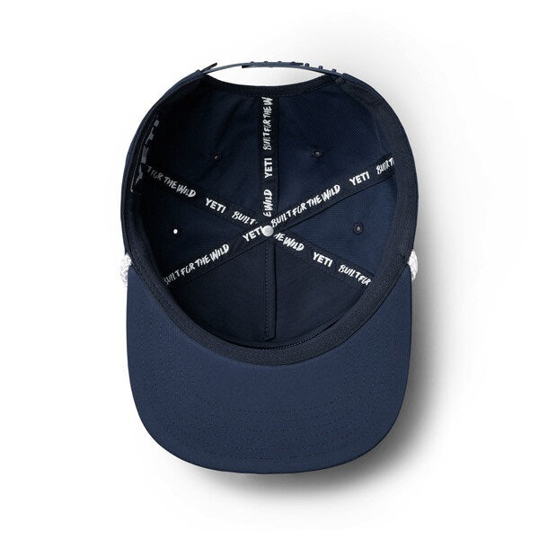 YETI Coolers Mid Pro Flat Brim Rope Hat - Navy