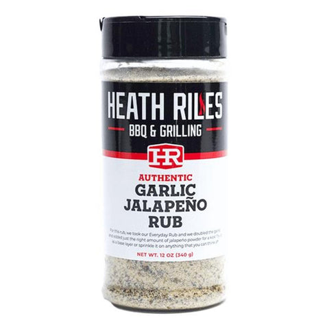 Heath Riles BBQ Garlic Jalapeno Rub - 340g (12oz)