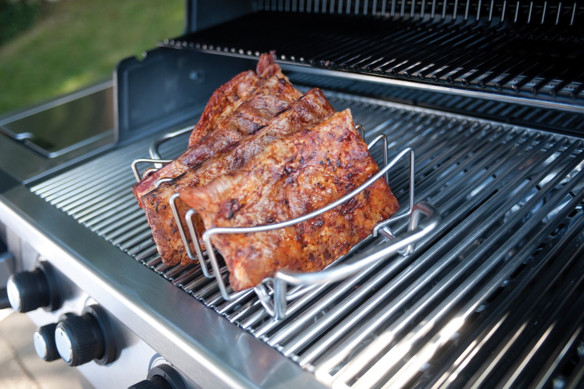 Broil King Premium Stainless Steel Rib Rack And Roast Support