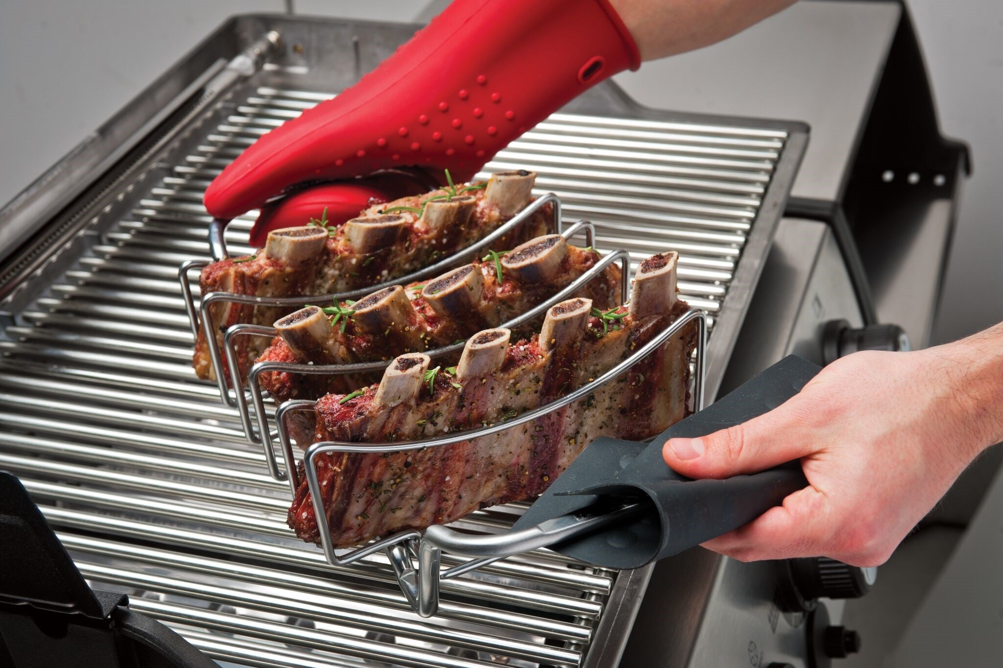 Broil King Premium Stainless Steel Rib Rack And Roast Support