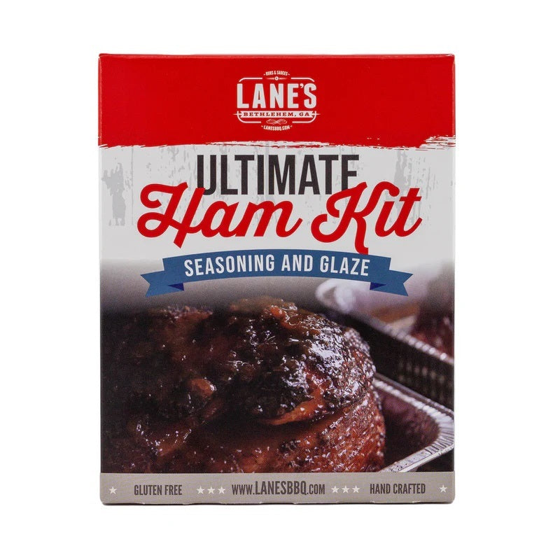 Lane's BBQ Ultimate Ham Seasoning & Glaze Kit (Sweet Heat +2 x Salted Caramel Peach Spread )