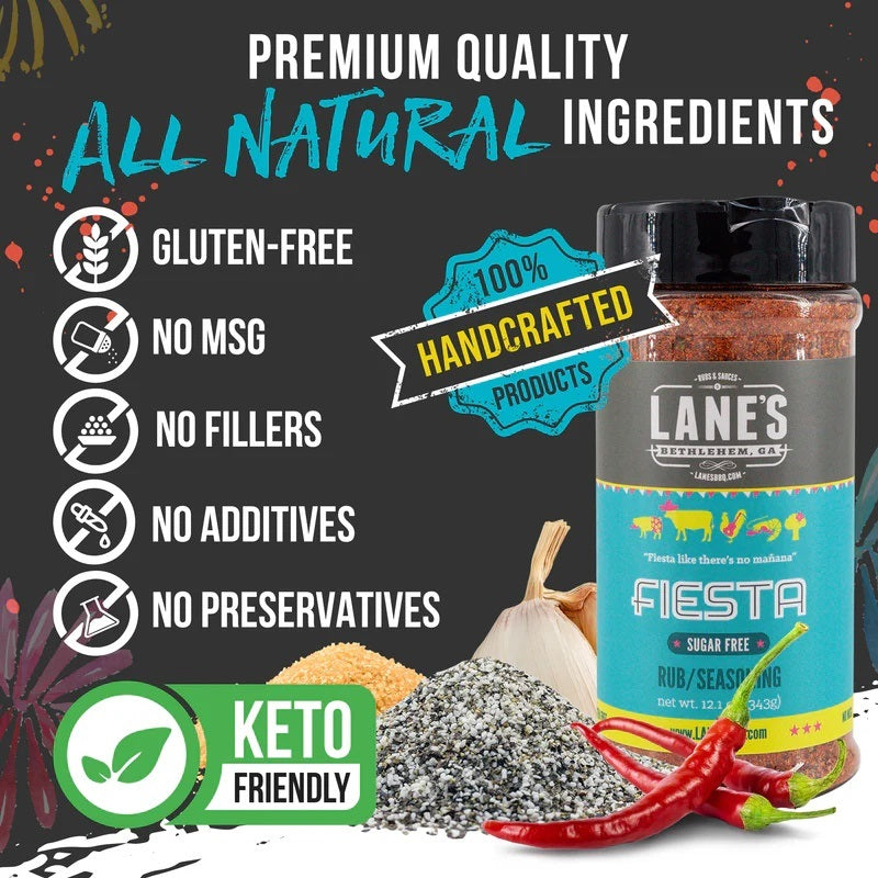 Lane's BBQ 'Fiesta' Rub (12.1oz) 343g