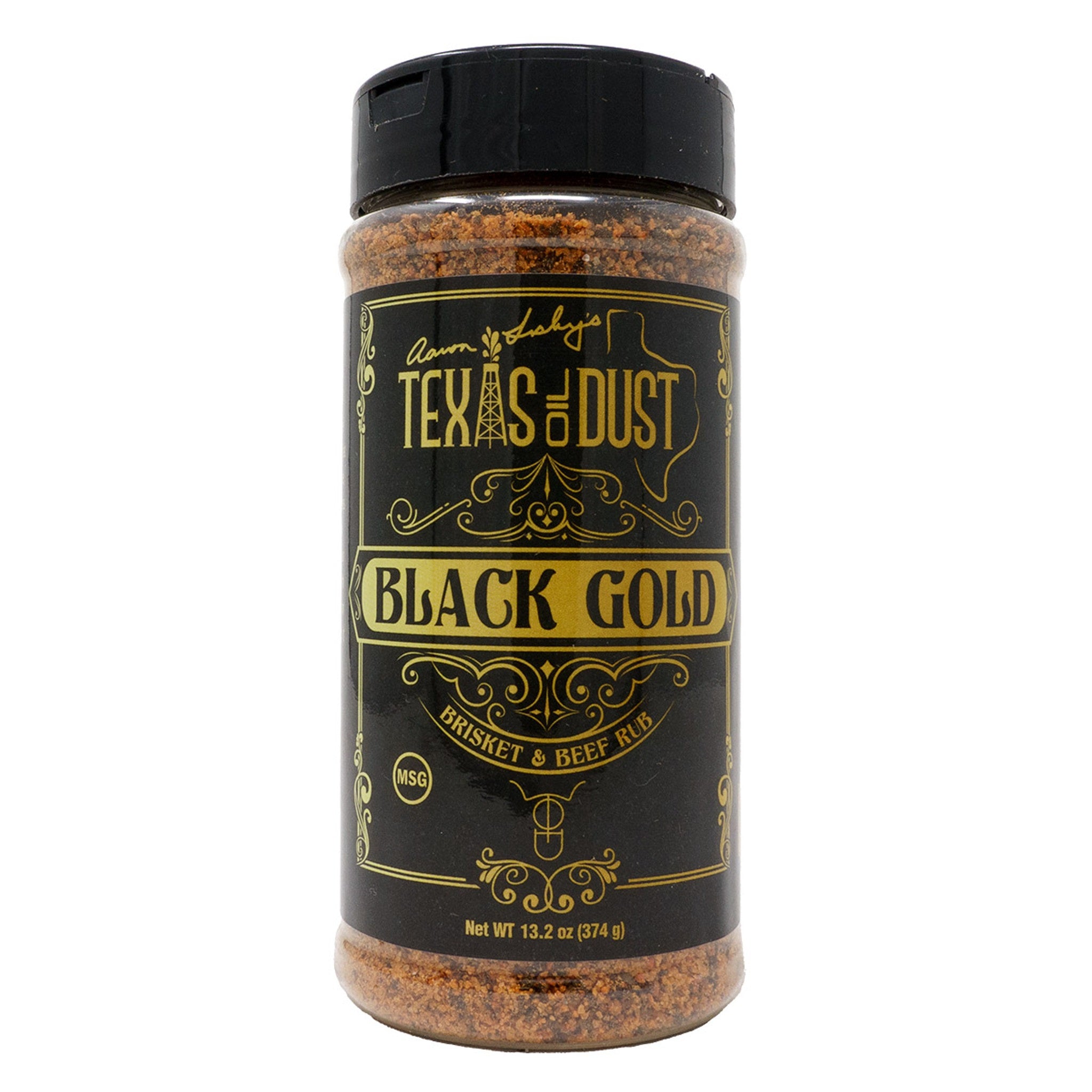 Texas Oil Dust 'Black Gold' BBQ Rub 374g 13.2oz