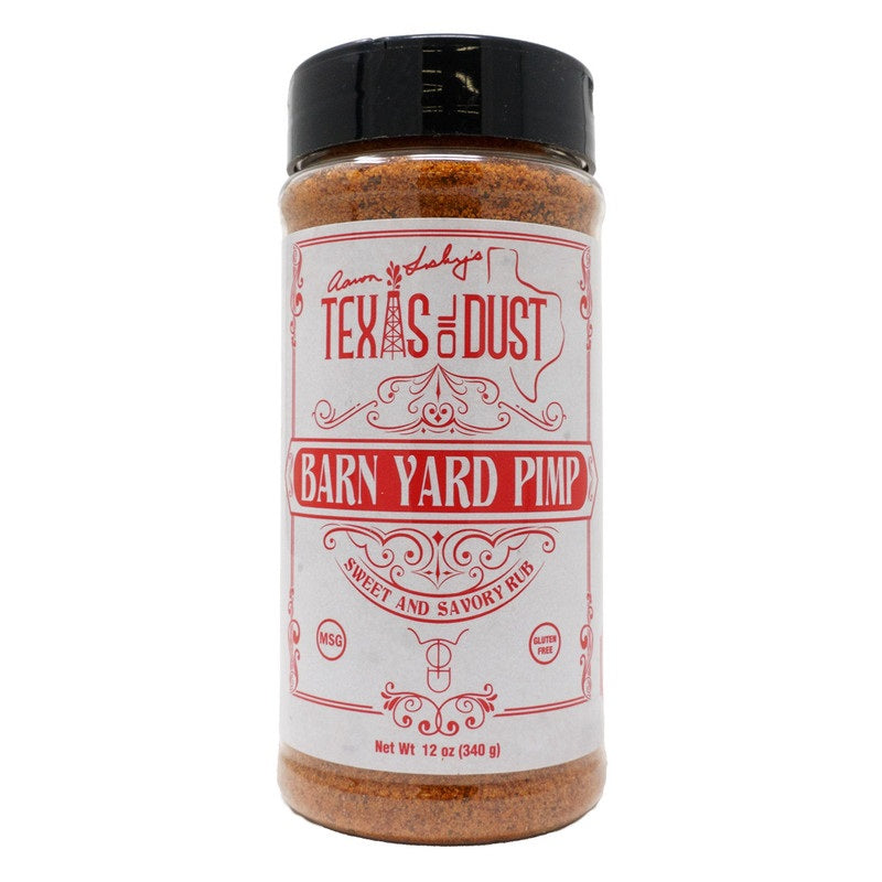 Texas Oil Dust 'Barn Yard Pimp' BBQ Rub 340g 12oz