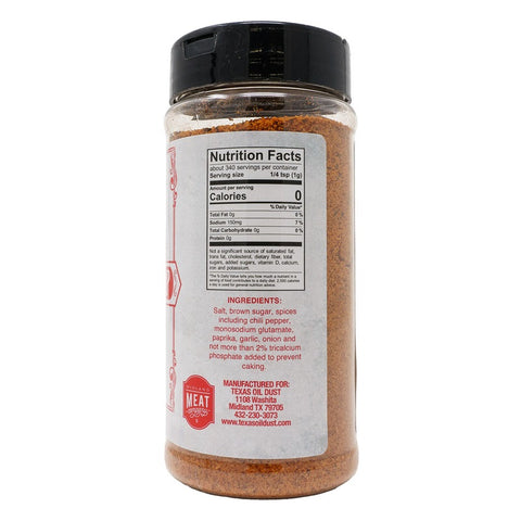 Texas Oil Dust 'Barn Yard Pimp' BBQ Rub 340g 12oz