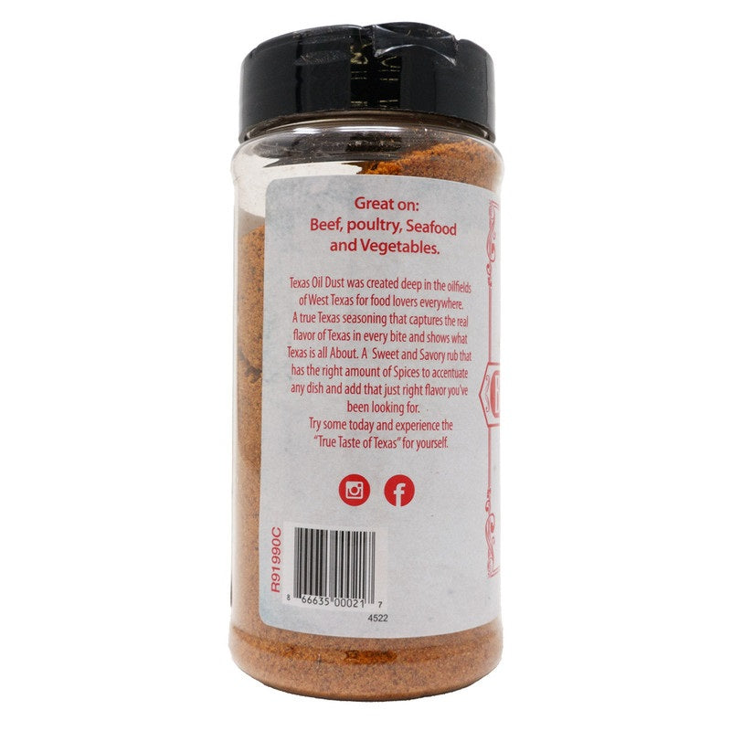 Texas Oil Dust 'Barn Yard Pimp' BBQ Rub 340g 12oz