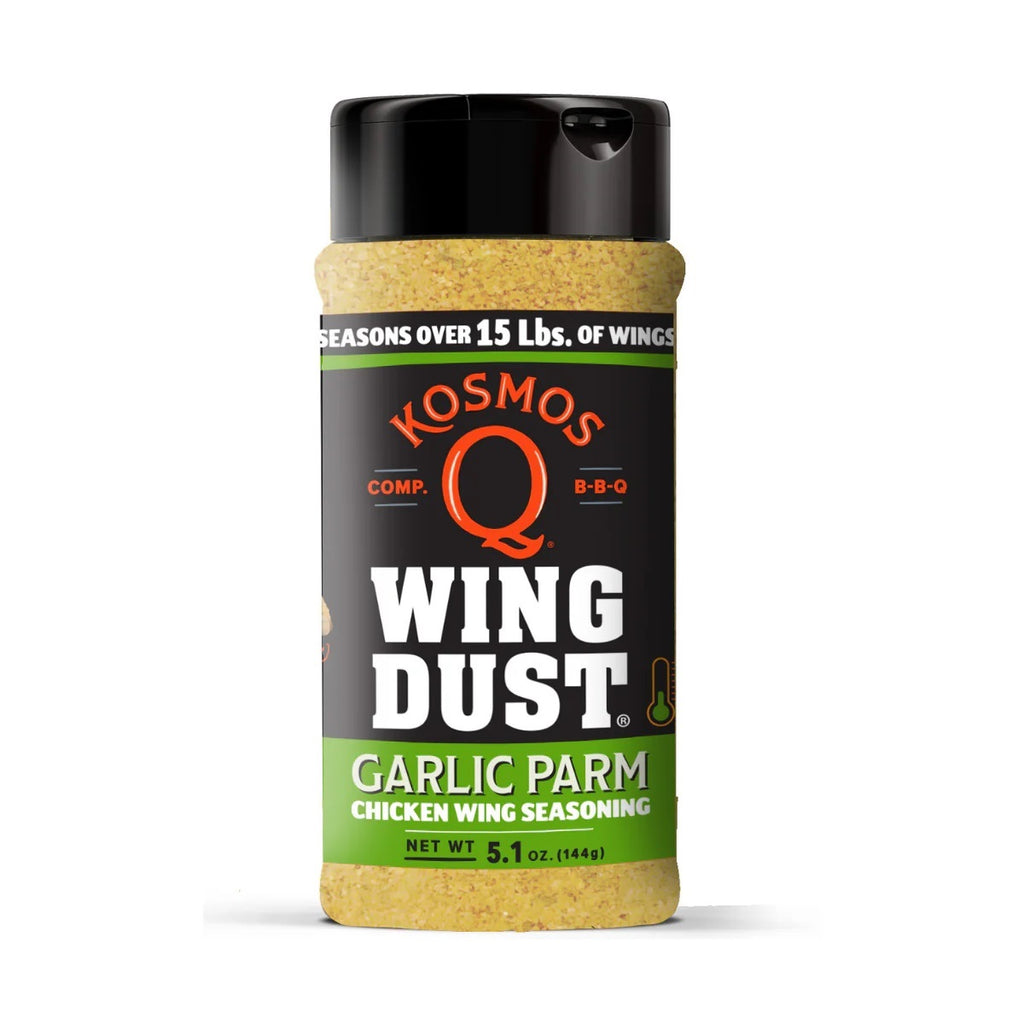 Kosmo's Q Garlic Parm Chicken Wing Seasoning BBQ Rub - 144g (5.1oz)