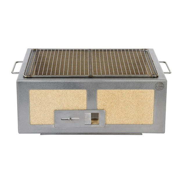 Medium Wide Kasai Konro Grill With Stainless Steel Frame