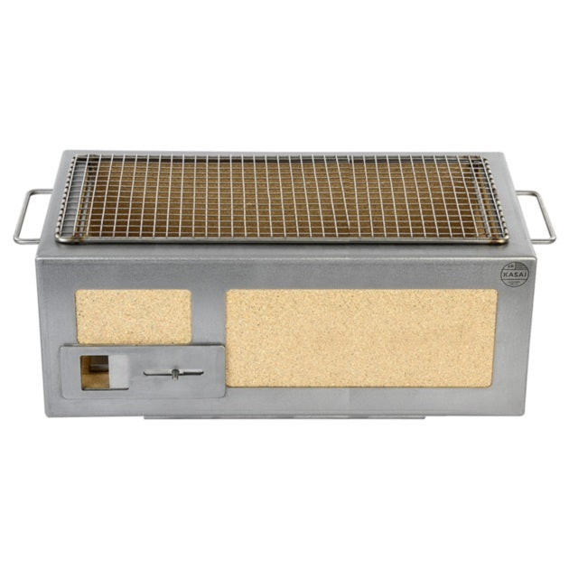 Medium Long Kasai Konro Grill With Stainless Steel Frame
