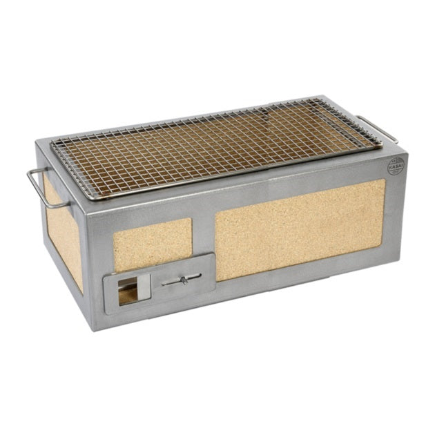 Medium Long Kasai Konro Grill With Stainless Steel Frame